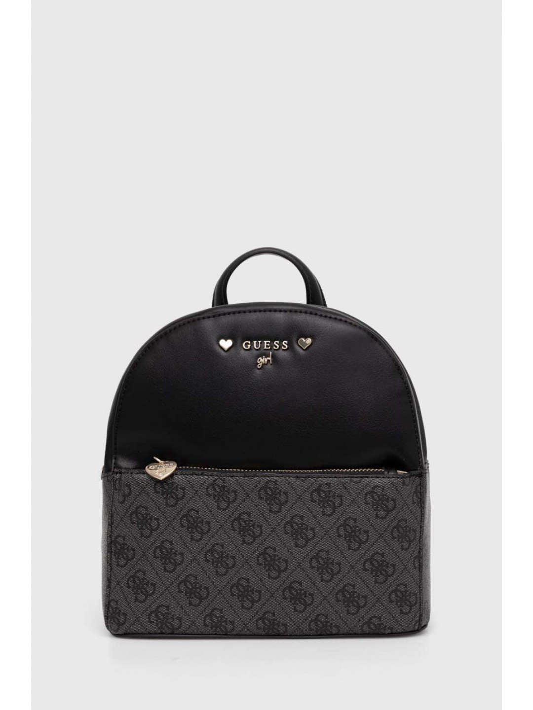 Dětský batoh Guess černá barva malý vzorovaný